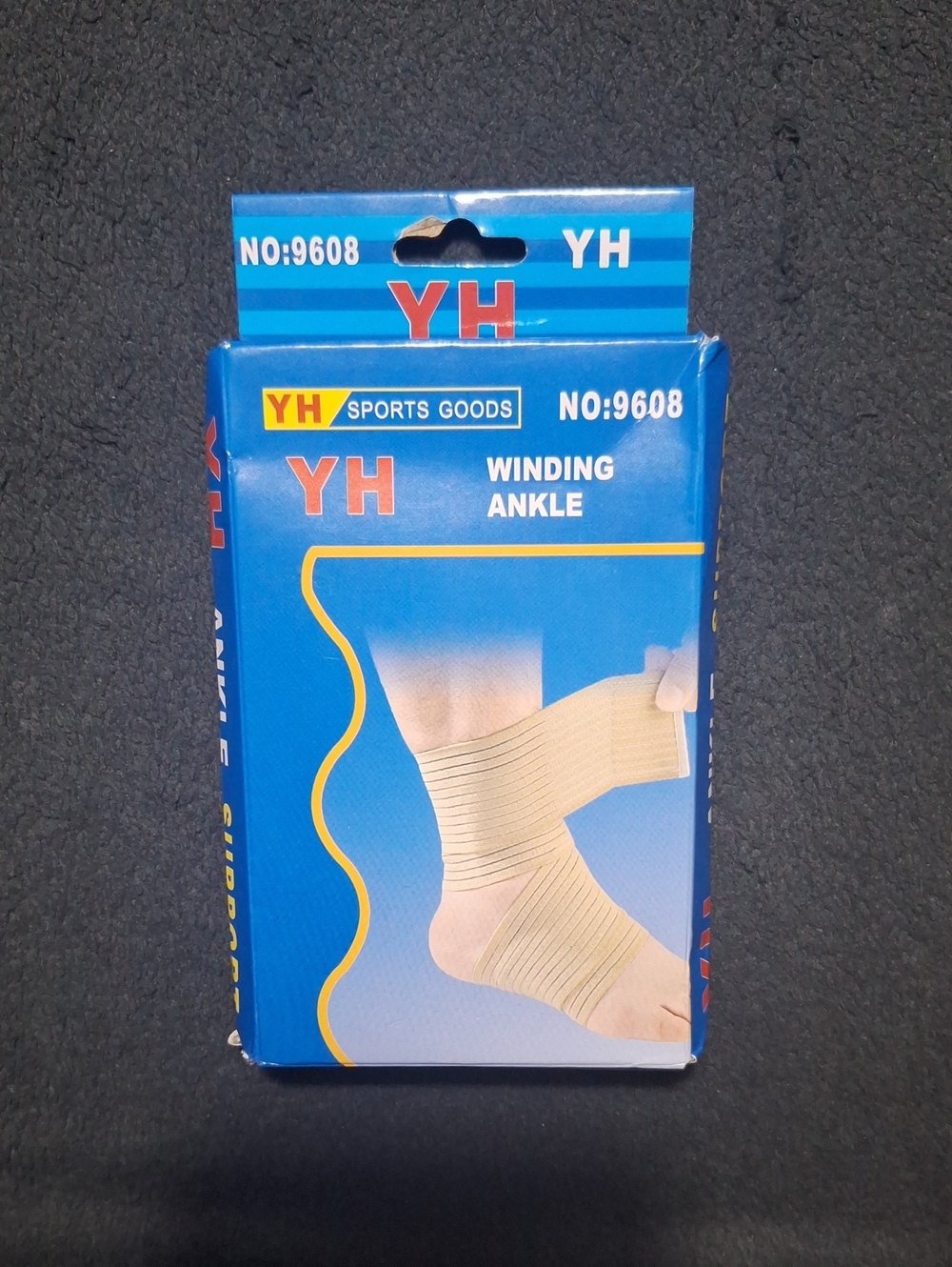 YH Winding Ankle Support, No. 9608 Ankle Support in Blue NWT